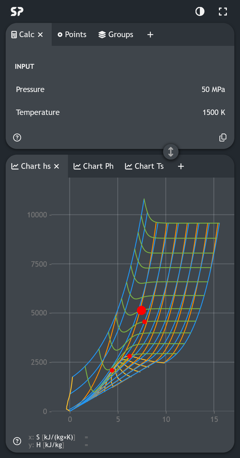 Screenshot of the SteamPlot application on a mobile device.